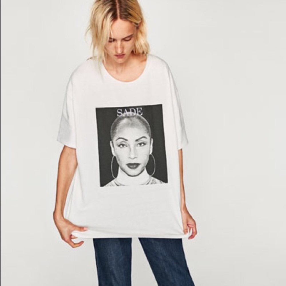 SADE oversized tee.